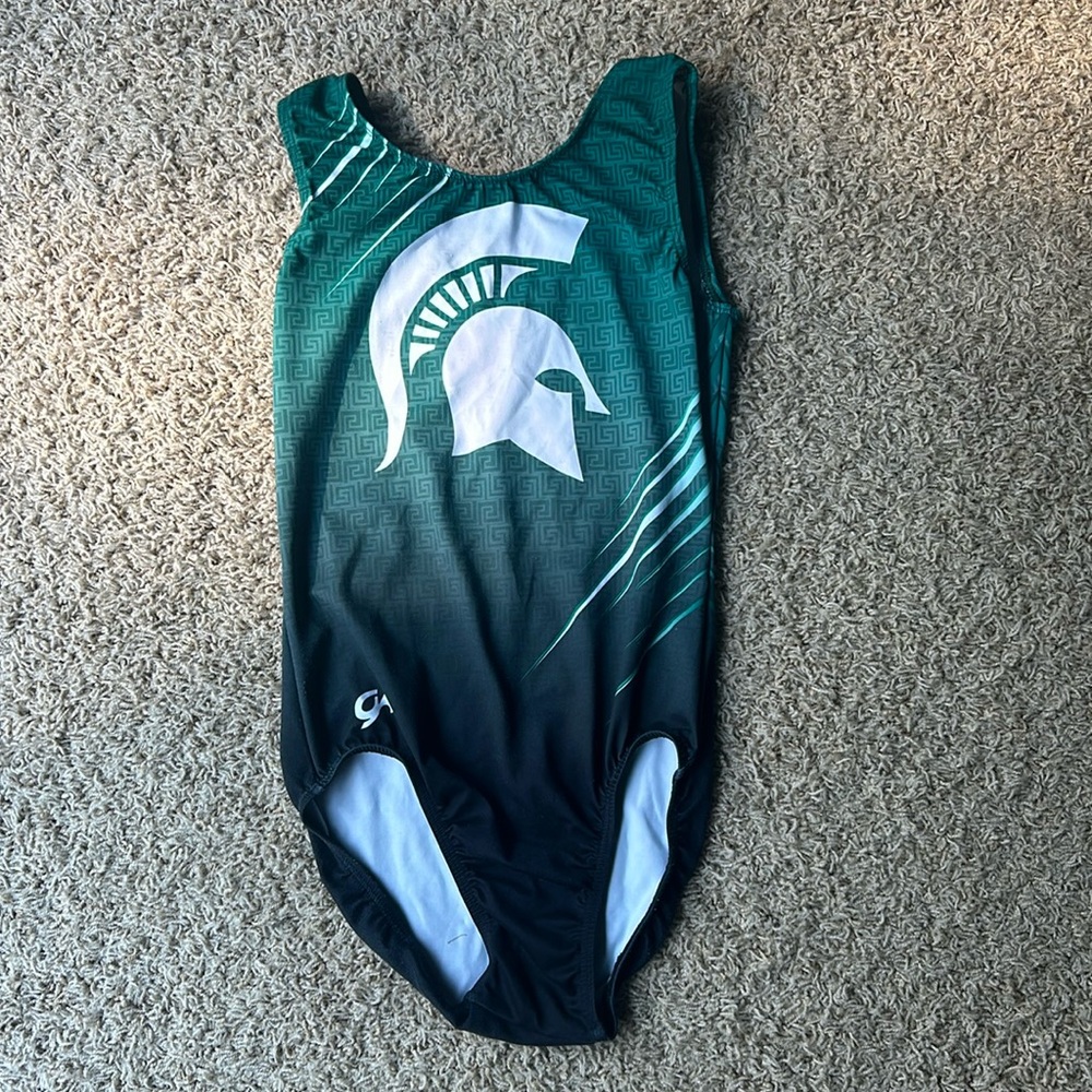 girls gymnastics leotard size: adult small
